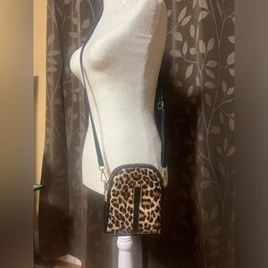 Leopard Print Crossbody Bag